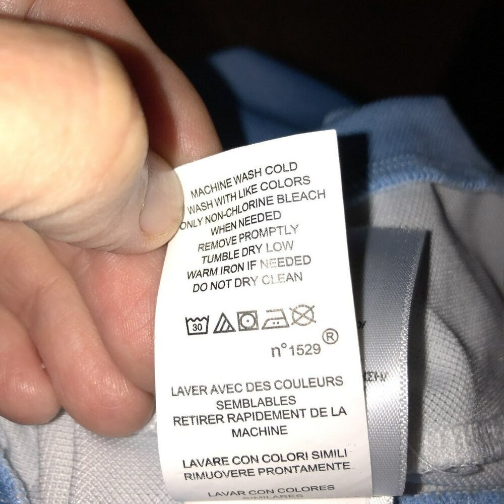 Polo Ralph Lauren Big Pony Blue Colorblock Boys Large 14-16 Classic Fit - Picture 5 of 6